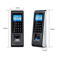 Sistema de Control de Acceso Biométrico con Huella Dactilar y WiFi, Pantalla LCD, Capacidad para 3000 Usuarios, Dispositivo de Control de Acceso Inalámbrico en la Nube