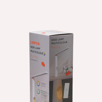 Boîte en papier personnalisée écologique avec éclairage LED, pelliculage mat, pliage automatique du fond, quatre couleurs, emballage multi-éclairages