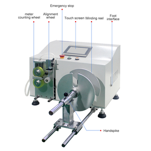 Nouvelle machine à enrouler les fils à écran tactile numérique 3 en 1, 60-300 mm, dénudeur de câbles électrique, éplucheur, coupeur, fonction de comptage automatique - Product Image 6