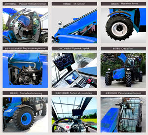 AOLITE TH5018 Telehandler Baru dari Cina 5t 5000kg Forklift Boom Truck 17.5m Lengan Teleskopik Forklift Diesel Telehandler Dengan Mesin - Product Image 3