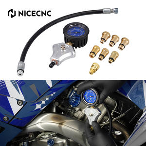 Probador de Compresión de Motor NICECNC para Motores de 2 y 4 Tiempos con Bujías de 10 mm/12 mm/14 mm, Reparación de Motocicletas y ATV - Product Image 1
