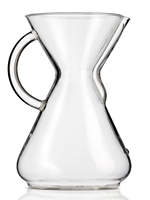 Ensemble de cafetière à filtre avec filtre en verre borosilicate, outils de barista écologiques
