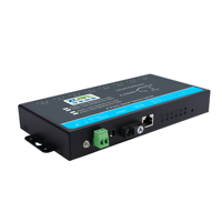 Gateway Modbus, Conversor de 8 Puertos RS485 a Fibra y Ethernet con Soporte para MQTT, HTTP, WebSocket, Servidor Serial Industrial
