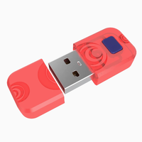 Adaptador de Controlador de Juegos Inalámbrico USB Aolion de Alta Calidad, Rojo, ABS, con Molde Privado para y para