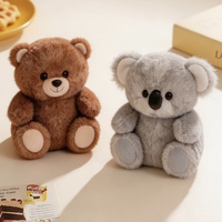 Peluche chat rembourrée en coton à poils courts pour enfants de 2 à 4 ans, 11-30 cm