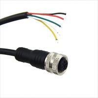 Tornillo de prensado de codificación RJ45 M12 8P B, Cable de red macho impermeable para auriculares de ordenador, Cables eléctricos de PVC para Note10 Lite