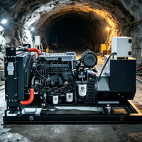 Groupe électrogène diesel 150 kVA super silencieux 50 Hz 60 Hz, puissance de pointe et de secours, pour projets pétroliers, gazières et miniers dans la région du Golfe des Émirats arabes unis
