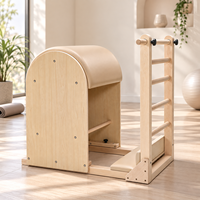 Machine de Pilates en bois d'érable en gros, modèle Ladder Barrel, durable, réglable, design écologique, pour usage en studio de Pilates, garantie 3 ans