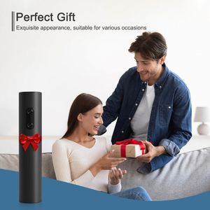 JOY <b>Battery</b> <b>Operated</b> Automatic Electric Wine Bottle Opener with Sustainable Design-Gift Set - Product Image 5