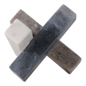 Scultura astratta in pietra, decorazione d'arredo per bagno, ufficio, mensola, soggiorno, statuetta artistica - Product Image 1