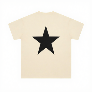 Camiseta Unisex con Estampado de Estrellas, 100% Algodón Jersey, Anti-Pilling, Corte Holgado, Alta Calidad, Envío Rápido - Product Image 4