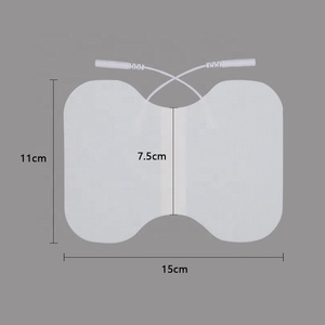 Attrezzature personalizzate per terapia fisica 11*15Cm em unità dieci cuscinetti adesivi riutilizzabili ECG elettrodi a farfalla tamponi in Gel di ricambio - Product Image 2