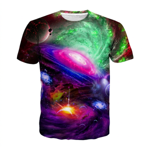 Recién llegado, Camiseta de algodón/poliéster con cuello redondo para hombre, Manga corta informal en el mejor material para camisetas de sublimación - Product Image 1