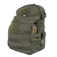 Sac d'hydratation tactique MOLLE en nylon 500D, porte-plaque léger, pochette d'extension, gilet de chasse extérieur, sac de rangement pour casque