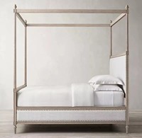 Indoor Neuankömmling Luxus Mode Holzrahmen Schlafzimmer Massivholz Moskito netz Vorhang Benutzer definierte Möbel Schlafzimmer Sets Holzrahmen