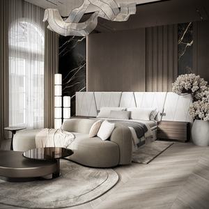 モダンなカスタムホテル家具モーテル<span class=keywords><strong>6</strong></span> - Product Image 1