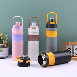 17oz 500ml Insulated Stainless Steel Sport <b>Water</b> <b>Bottle</b> 304 Vacuum <b>Metal</b> Flask Office Cup Thermoses Shape - Product Image 3