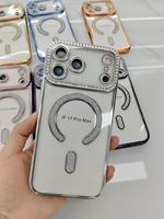 Étui de protection magnétique électroplaqué en TPU haut de gamme FY pour téléphones mobiles 16/15/14/17promax