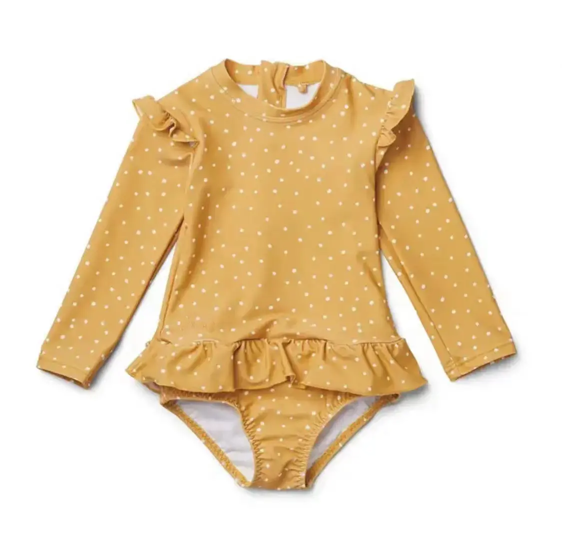 Summer Beach Clothing Shivering One Piece Lovely Baby Girls Swimwear Sunscreen Swimsuits Baby Girl