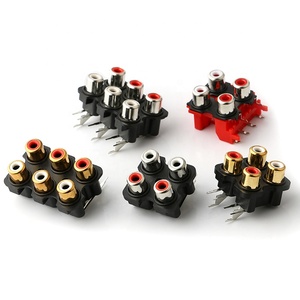 Mạ vàng AV âm thanh nữ <span class=keywords><strong>RCA</strong></span> socker kết nối <span class=keywords><strong>RCA</strong></span> nữ 2 lỗ kết nối - Product Image 6