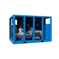 Compresseur d'air à vis rotatif robuste 350 CV CE, 250 kW, refroidi par air, réservoir de 10 000 L, surveillance des données en temps réel, écran tactile, moteur