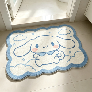 Printed Sanrio Character <strong>Rug</strong> Custom Shaped Anti-slip Absorbent Bath Mat Plush <strong>Kitty</strong> Bathroom <strong>Rug</strong> Soft Washable Anime Area <strong>Rug</strong> - Product Image 4
