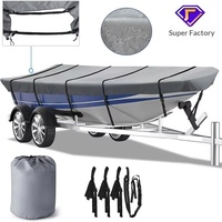 Housse de protection pour kayak et bateau à fond plat, housse de protection pour bateau rapide et yacht remorquable, housse de protection pour bateau de pêche résistante à la pluie et au soleil