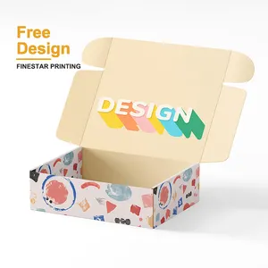무료 디자인 다채로운 골 판지 귀여운 장난감 우편물 팩 선물 상자 Caixa 드 Correio 사용자 정의 배송 상자 로고 포장