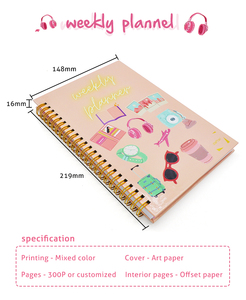 خدمة طباعة كتاب ، طباعة مخصصة ، مخطط ميزانية لياقة بدنية ، مخطط ربط حلزوني - Product Image 6