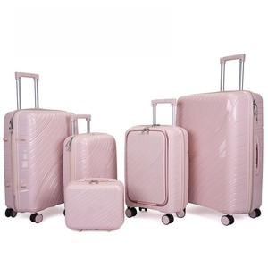 Set di Valigie Spinner Qingfeng Moderno e Lussuoso da 5 Pezzi con Manico Morbido, Grande Capacità e Design Durevole per Viaggi d'Affari - Product Image 6