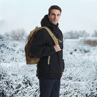 Veste chauffante électrique rechargeable par USB pour homme, en toile, avec col montant, service OEM disponible