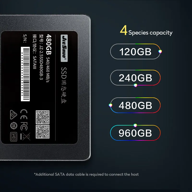 Jieshuo SSD 512 твердотельный накопитель на жестком диске 3,0 диск 480GB привод M2 120 ГБ Внешний ноутбук Hdd 128 ГБ State 240 ГБ компьютер 1 ТБ жестких дисков