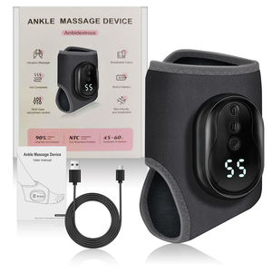 Attelle chauffante pour cheville avec massage vibrant, thérapie par vibration, rechargeable par USB, télécommande sans fil pour usage domestique - Product Image 6