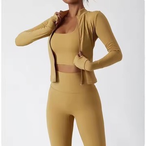 <span class=keywords><strong>Ensemble</strong></span> De Vêtements De Sport Athlétiques Personnalisés Pour <span class=keywords><strong>Femme</strong></span> - Product Image 2