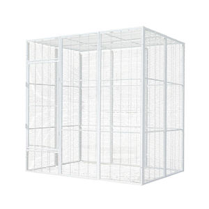Vente en gros de cage à chat en tube rectangulaire en fer peint durable et volière pour perroquet - <span class=keywords><strong>Maison</strong></span> pour oiseaux personnalisée pour une utilisation en intérieur/extérieur - Product Image 6
