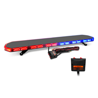 Barre lumineuse longue à 180 LED, état neuf, lumière clignotante d'avertissement rouge, bleue, blanche, ambre pour voiture, camion, lumière de toit