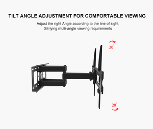 Vesa 600*400มิลลิเมตรหมุนก้องทีวีติดผนังวงเล็บ - Product Image 5