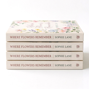 Libro Estético de Tapa Dura Personalizado, "<span class=keywords><strong>Donde</strong></span> las Flores Recuerdan" de Sophie Lane, Libro Decorativo con Cubierta Floral para Decoración del Hogar y Regalo - Product Image 3