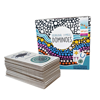 Juego de cartas dominó educativo personalizado para niños