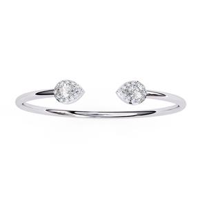 Bracelets en argent pour femmes, design simple et minimaliste, aspect brillant, bijoux élégants pour tous les jours, idée de cadeau de mariage - Product Image 5