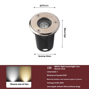 Projecteur LED d'<span class=keywords><strong>extérieur</strong></span> encastrable <span class=keywords><strong>pour</strong></span> aménagement paysager, étanche IP65, 3W/6W RGB, en aluminium, dimmable, <span class=keywords><strong>pour</strong></span> pelouse et arbres, à installer en coin - Product Image 2