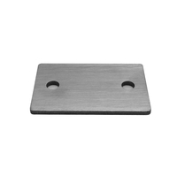 Plat simple face tréfilage en gros pas cher Unistrut canal raccord deux trous épissure plaque Unistrut canal