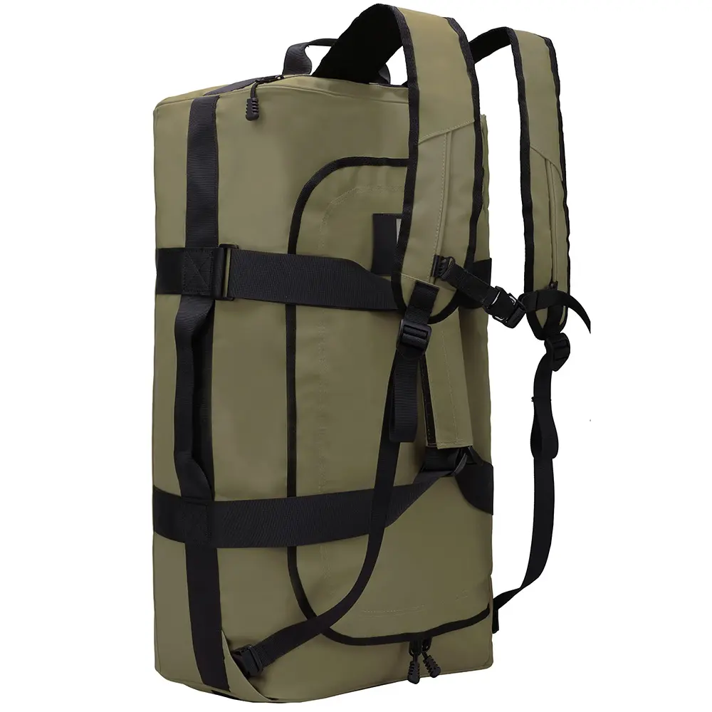 Mochila resistente al agua Duffle Heavy Convertible Duffle Bag con correas de mochila para gimnasio Deportes Viajes
