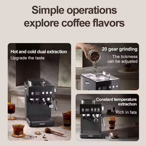 Cafetera Espresso Inteligente 2026 para el Hogar, 20 Bares de Presión, con Función de Molienda Fina de 30 Velocidades, Alta Eficiencia y Ahorro de Energía - Product Image 4