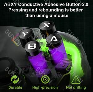 Hot Bán Rung Chuyển Động Cảm Biến Không Dây <span class=keywords><strong>Gamepad</strong></span> Phím Điều Khiển Trò Chơi Điều Khiển Cho Chuyển Đổi Pro/ <span class=keywords><strong>Lite</strong></span>/PC - Product Image 5