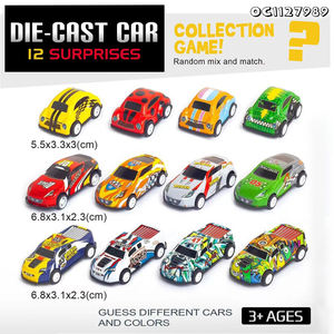 12 pezzi per <span class=keywords><strong>bambini</strong></span> in metallo pressofuso, modello di auto da corsa, scatola personalizzata per ciechi, scatola regalo a sorpresa per <span class=keywords><strong>bambini</strong></span> - Product Image 2