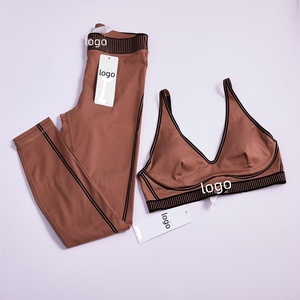 LVD293 Ingrosso <span class=keywords><strong>Abbigliamento</strong></span> <span class=keywords><strong>Sportivo</strong></span> di <span class=keywords><strong>Marca</strong></span> Famosa: Reggiseno <span class=keywords><strong>Sportivo</strong></span> Traspirante e Pantaloni Yoga Aderenti per Yoga e Fitness - Product Image 6