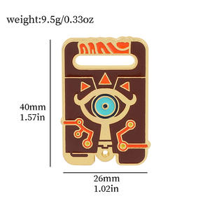 Chine fabricant mode mignon dessin animé Anime <span class=keywords><strong>Zelda</strong></span> lien broche insigne en métal épinglette pour les Fans cadeau - Product Image 6