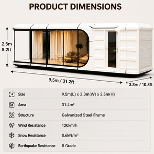 <span class=keywords><strong>Casa</strong></span> Cápsula de Lujo, <span class=keywords><strong>Casa</strong></span> Modular Prefabricada, Cabaña Móvil Portátil, <span class=keywords><strong>Casa</strong></span> de Cristal, Mini <span class=keywords><strong>Casa</strong></span> Inteligente para Vivir <span class=keywords><strong>en</strong></span> Villas y Resorts - Product Image 2