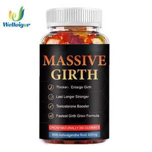 Peningkat Gairah Pria Maca Root Gummy, Penambah Libido Dewasa, Suplemen Herbal Energi, 60 Kapsul, 2 Kapsul Sehari, Pembesar - Product Image 1